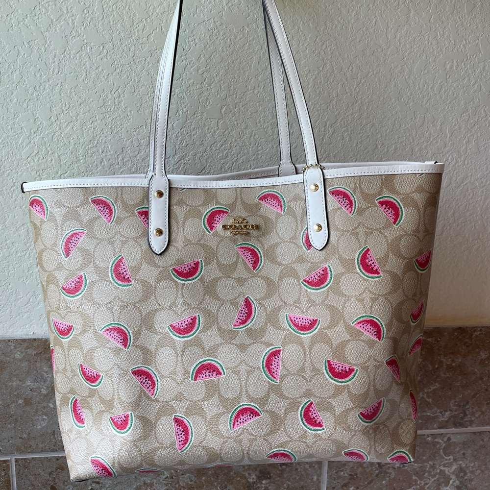 Authentic Coach Large Watermelon 🍉 Tote